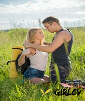 sexy slutty teen kika enjoys outdoor hardcore sex with a hunky guy