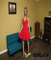 blonde teen macy meadows toys her pussy with a glass bottle & a glass dildo