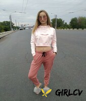 skinny blonde amateur katie posing in her sexy sportswear in public144481