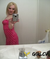 petite american liz black shows off her great boobs & ass in the mirror109290
