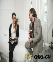 nerdy girl hannah shaw gets banged by her guitar teacher on her bed137245