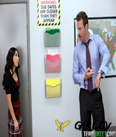 latina student nicole ferrera drenched in cum after classroom blowjob shag 96650336