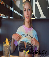 slender blonde amateur mazzy shows her small and ass tits and poses outdoors