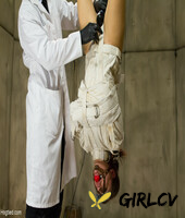 hot gabriella paltrova gets dressed in a straitjacket & hung from the ceiling217090