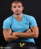 good-looking guy quinn shows his athletic naked body & his big dick