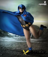 solo girl shows her firm tits and smooth pussy in cosplay clothing204721