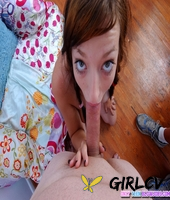 horny teen skyler wayne shows her big tits and gives a sloppy blowjob144897