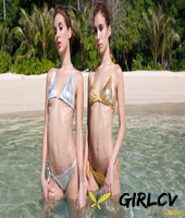 salacious fox twins strip their bikinis and pose naked on the beach195053