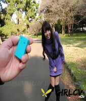 brunette teen eri ouka gets picked up on the street to suck a cock in a van