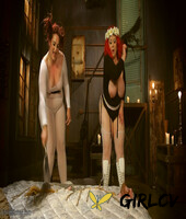 chubby femdoms mimosa & april flores whip and facesit slave boy sebastian keys130298