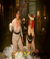 chubby femdoms mimosa & april flores whip and facesit slave boy sebastian keys130304