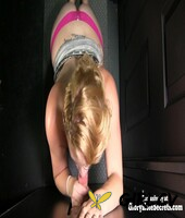 beautiful busty blonde payton takes 13 cumshots in gloryhole extravaganza