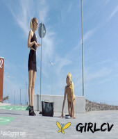petite blonde is paraded nude through city streets before humiliating sex acts209717