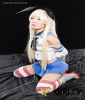 japanese girl with long hair and socks to match endures a non nude face fuck230085