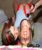 taylor twins and a lesbian girlfriend of theirs stack thong clad asses207712