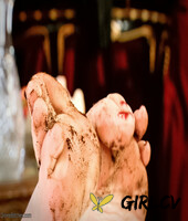 blonde chick aiden starr sits on a throne while showing her dirty feet107335