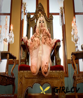 blonde chick aiden starr sits on a throne while showing her dirty feet107321