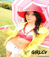 hot german teen madison ivy strips down naked while holding umbrella outdoors172911