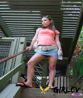 asian amateur flashes her upskirt panties and boobs while visiting a zoo227130