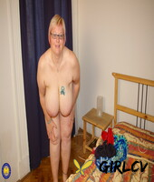 mature bbw in glasses wiske squeezes her big juggs and toys her juicy cunt166098