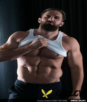 muscular gay shows off his athletic naked body and his big dick221045