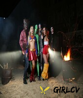 hardcore party slut lullu gun & costumed pals enjoy fiendishly wild group sex140899