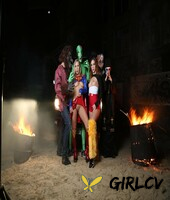 hardcore party slut lullu gun & costumed pals enjoy fiendishly wild group sex140901