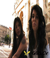 public disgrace starring gabor hot brunette naked photos