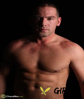 muscular gay model logan sparks washes his six pack & hard dick in the shower194087