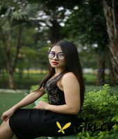 beautiful asian model elena posing in her sexy black outfit outdoors148237