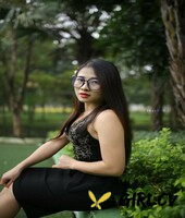 beautiful asian model elena posing in her sexy black outfit outdoors148238