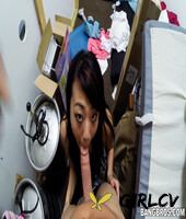 brunette asian girl miko dai gives a fabulous blowjob after stripping157143