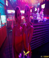 strippers in provocative outfits fox twins having an intense pov 3way237342