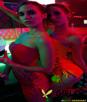strippers in provocative outfits fox twins having an intense pov 3way237345