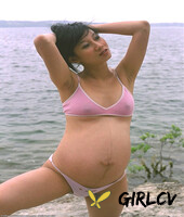 pregnant japanese teen miho strips in nature and shows her super hairy pussy234267