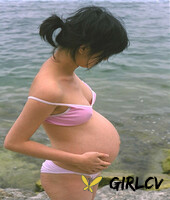 pregnant japanese teen miho strips in nature and shows her super hairy pussy234269