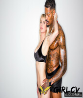 blonde hottie with big tits cassie bender licking & fucking a big black cock191128