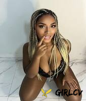 ebony solo model laila santiagoo sports a nice smile during sfw action227184
