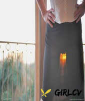 slutty milf secretary madison shows her big clit through her see-through skirt