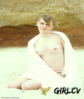 delightful caucasian teen lenna poses nude and flaunts her tits on the beach145053
