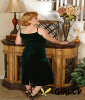 stacked milf chrissy flaunts her big tits in a sexy striptease in high heels