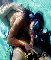 asian scuba diver gives a bj underwater before fucking beside pool186827