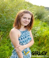 skinny european teen mette stripping & passionately masturbating in nature194685