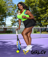 huge titted milf diamond jackson spreads hot ass naked on the tennis court