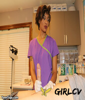 nurse jasmine barnes gives a hung stud a hanjob with her latex gloves on