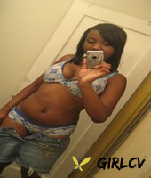 amateur ebony teen elisha strips and poses naked in front of the mirror188355