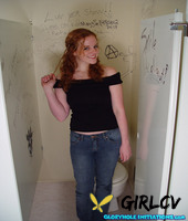 ginger teen roxana strips masturbates and blows a tasty gloryhole dong113408