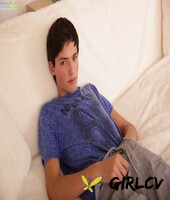 cute brunette twink jake vosnik doffs his pants and undies and pumps his dick176780