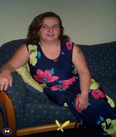 chubby amateur brunette carola toying her big tits & fat pussy in a kinky solo